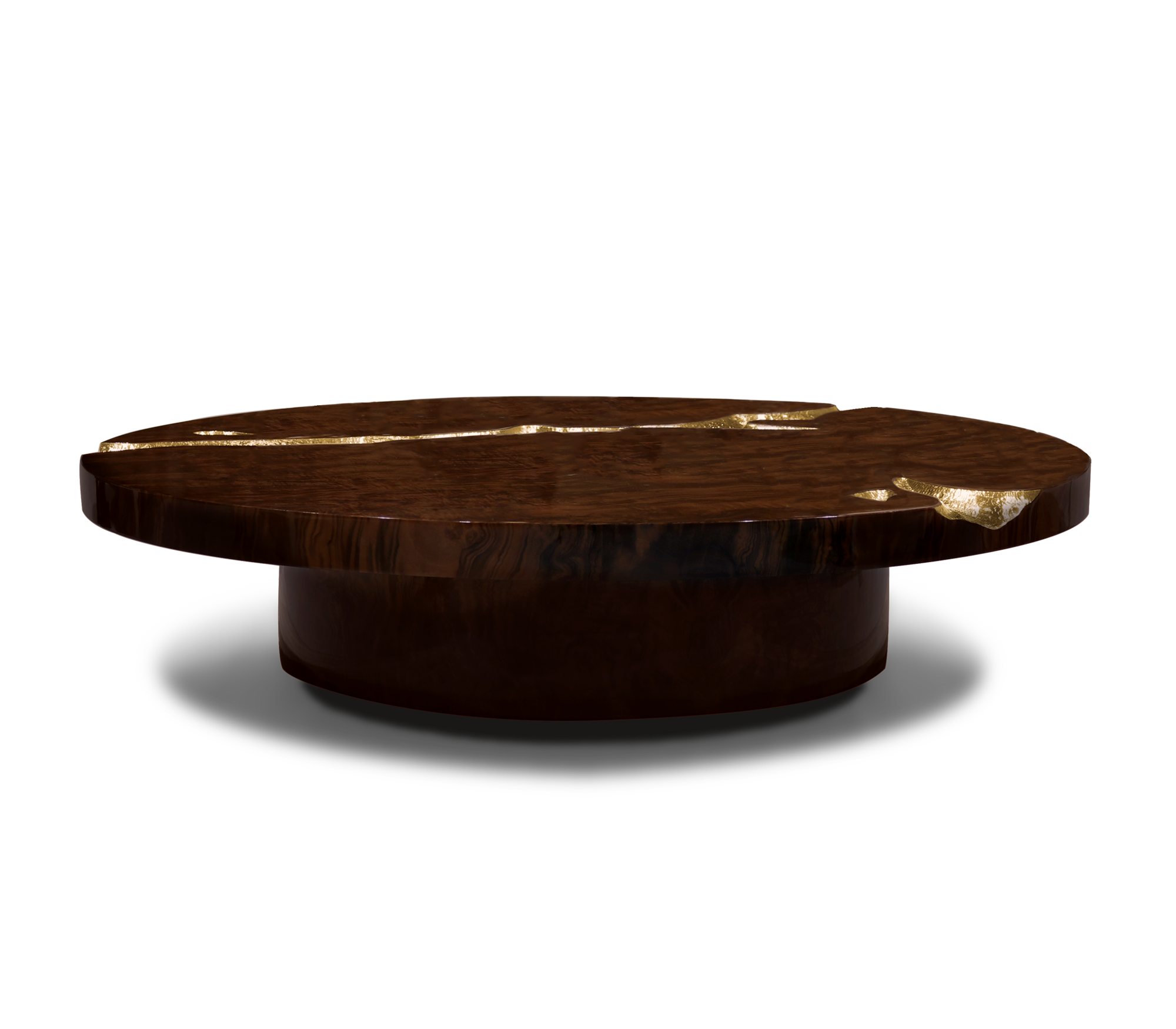 Boca Do Lo*o Empire Walnut Coffee Table