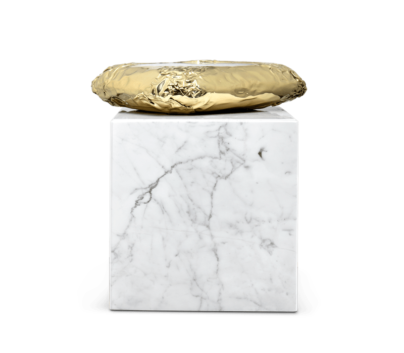 Boca Do Lo*o Stonehenge Carrara Side Table