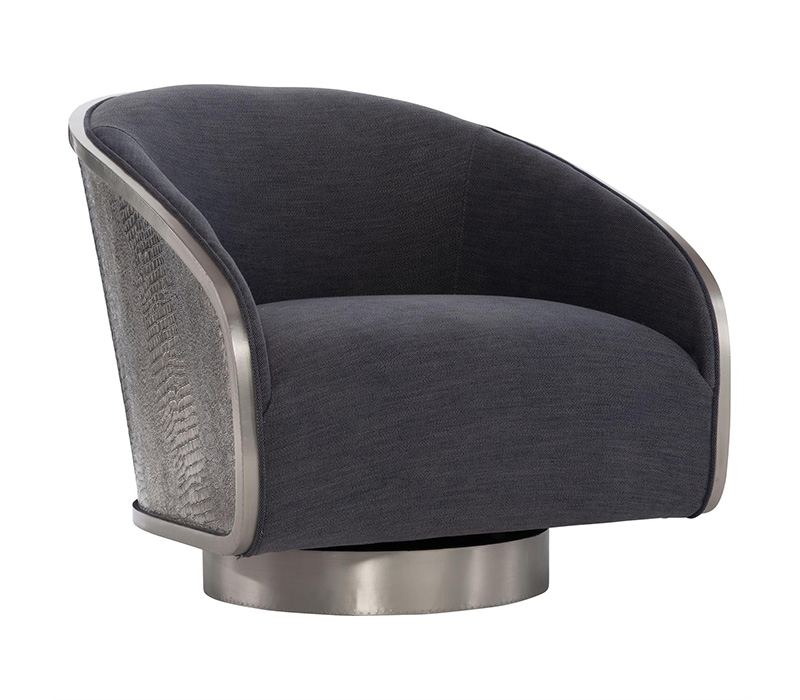 Bernhar*t Miles Fabric Swivel Chair