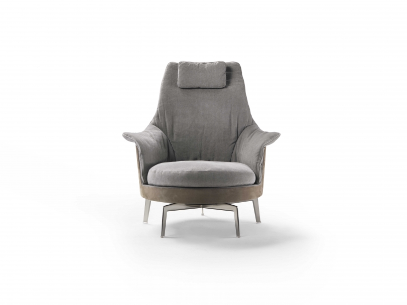 Flexform Guscioalto Light Armchair