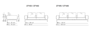 Flexform Gregory | Gregory XL Sofa