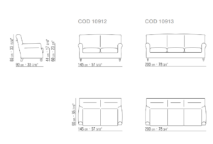 Flexform Nonnamaria Sofa