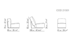 Flexform A.B.C.D. Armchair