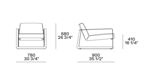 Poliform Gaston Armchair