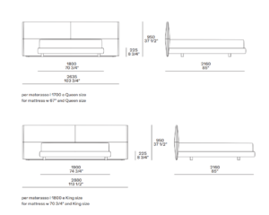 Poliform Yume Bed