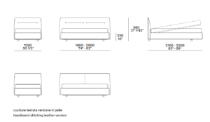 Poliform Jacqueline Bed