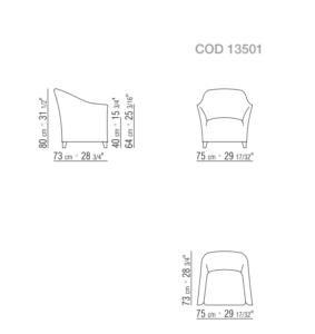 Flexform Doralice Armchair