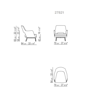 Flexform Gatsby Armchair