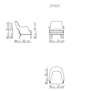 Flexform Joyce Armchair