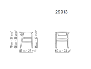 Flexform Doris S.H. Dining Chair