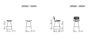 Flexform Echoes Dining Chair