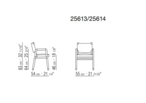 Flexform Ortigia S.H. Dining Chair