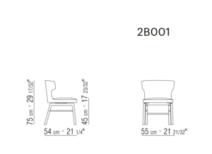 Flexform Vesta Dining Chair