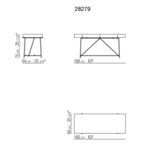 Flexform Any Day Dining Table