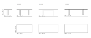 Flexform Spello Dining Table