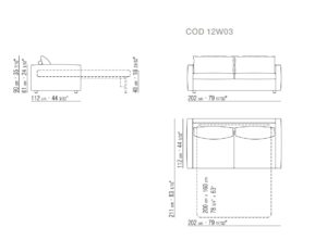 Flexform Gary Sofa Bed