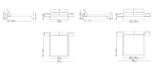 Flexform Newbridge Bed