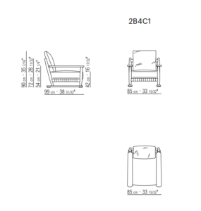 Flexform Meriggio Armchair