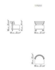 Flexform Thomas Outdoor Armchair