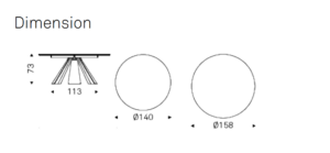 Cattelan Italia Eliot Keramik Round Dining Table