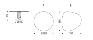 Cattelan Italia Skyline Keramik Round Dining Table