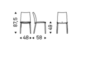 Cattelan Italia Rita Dining Chair