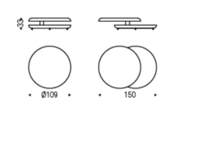 Cattelan Italia Yo-Yo Brushed Coffee Table