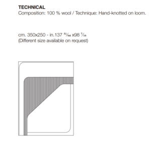 Turri Zenit Rectangular Carpet