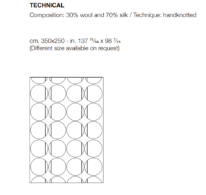 Turri Zero Circles Pattern Carpet