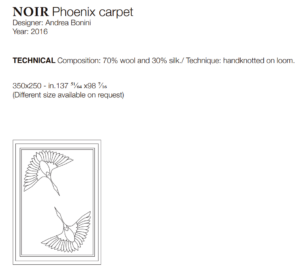 Turri Noir Phoenix Carpet