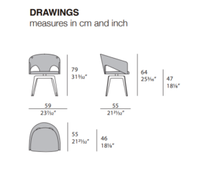 Turri Blues Dining Chair