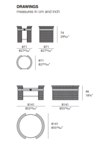 Turri Numero Tre Round Coffee Table