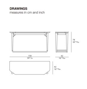 Turri Vine Console Table