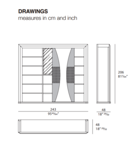 Turri Vogue Bookcase