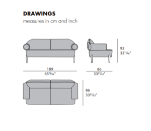 Turri Silhouette Sofa