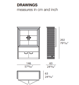 Turri Numero Tre Bar Cabinet