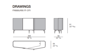 Turri Zenit Sideboard