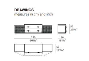 Turri Vogue TV Cabinet