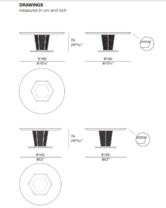 Turri Vogue Round Dining Table