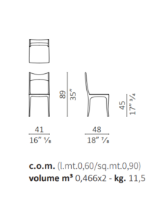 Ceccotti Collezioni Chumbera Segunda Dining Chair