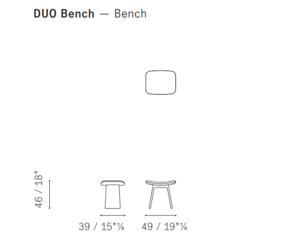 Ceccotti Collezioni DUO Bench