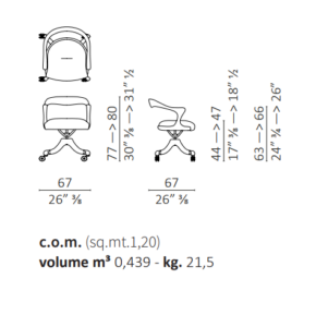 Ceccotti Collezioni Marlowe Office Chair