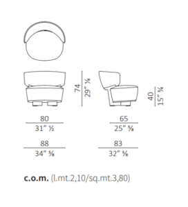 Ceccotti Collezioni Icolounge Armchair