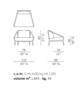 Ceccotti Collezioni Rive Droite Armchair