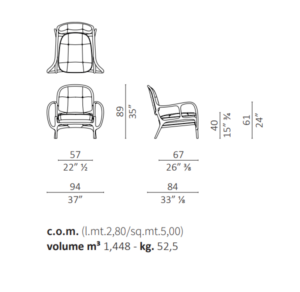 Ceccotti Collezioni Twenty Two Armchair