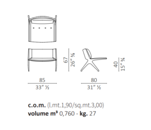 Ceccotti Collezioni DC90 Armchair