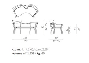 Ceccotti Collezioni D.R.D.P. Sofa