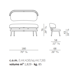 Ceccotti Collezioni Peggy G. Sofa