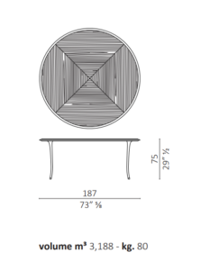 Ceccotti Collezioni Extra Large Dining Table