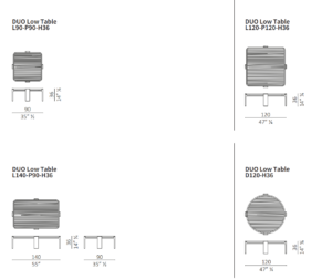 Ceccotti Collezioni DUO Low Table (Total Marble)